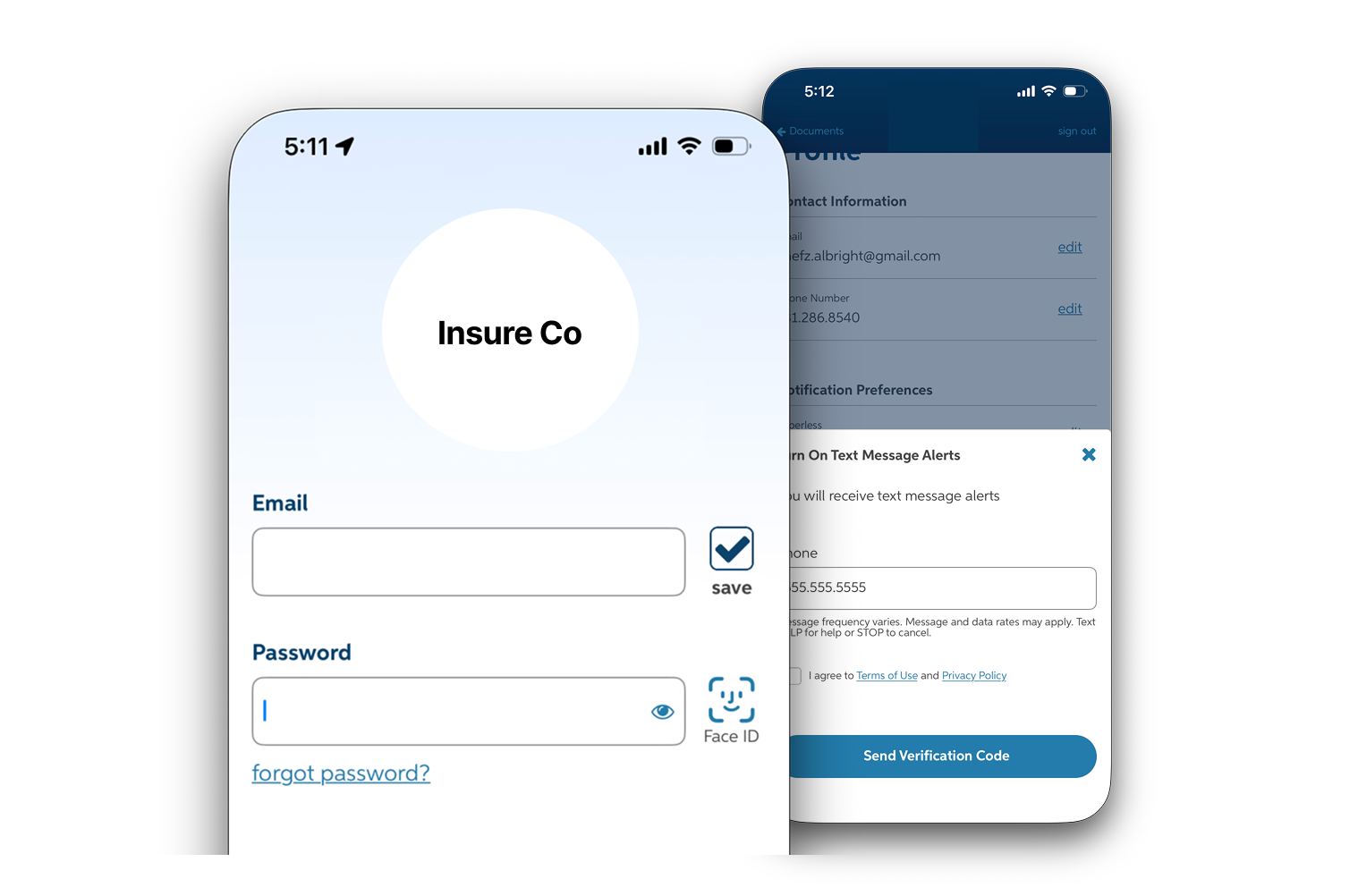 Mobile app for policyholders case study cover